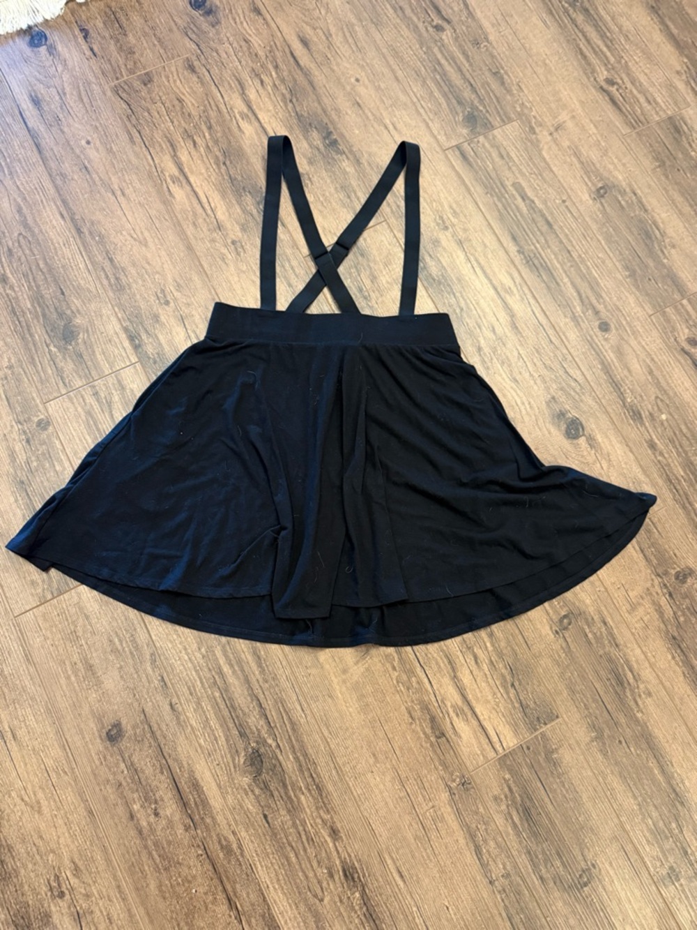 Black Suspender Skirt